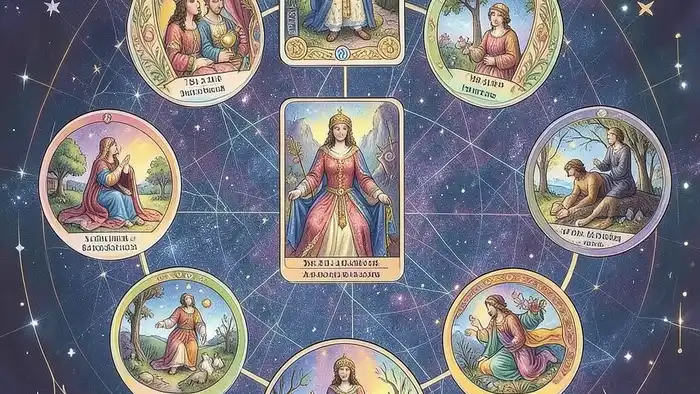 расклад по дате рождения Таро — схема семи карт, связанных с числом дня, месяца и года рождения