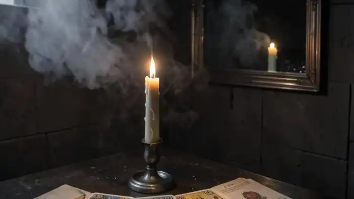 расклад самость — расклад таро на истинное я, символическое изображение зеркала и карт