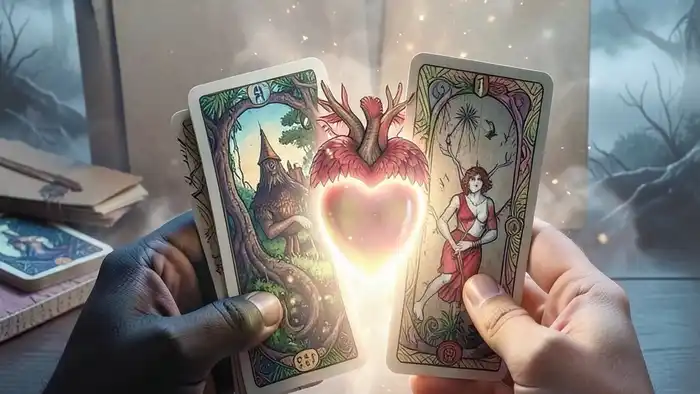 Расклад Таро "два сердца" на успех проекта — схема интерпретации карт для анализа партнёрских отношений