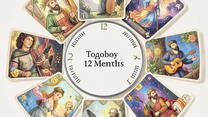 Расклад Таро "годовой на 12 месяцев" на творческий проект — схема позиций и интерпретация карт