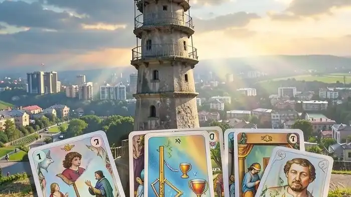 Расклад Таро "маяк" на недвижимость как инвестиция — схема из семи карт с пояснениями