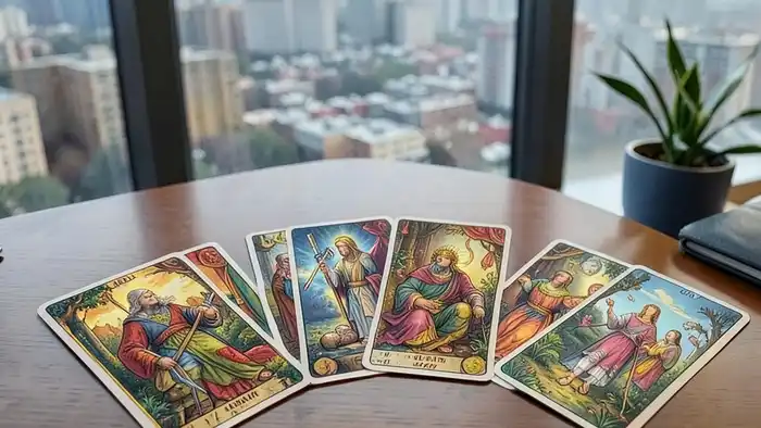 Расклад Таро на 5 карт на командировку: схема и значения карт