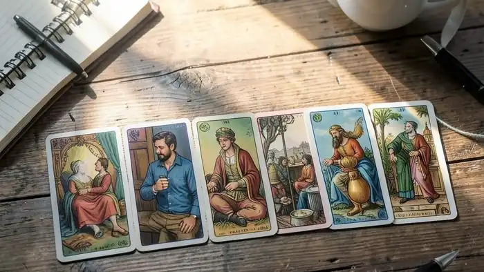 Расклад Таро на 7 карт на карьерный кризис — схема с позициями и интерпретацией