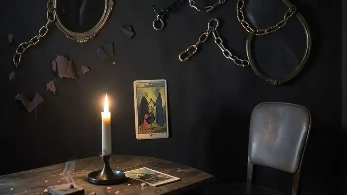 Расклад Таро на одну карту на третьего лишнего — зеркало скрытой энергии в отношениях