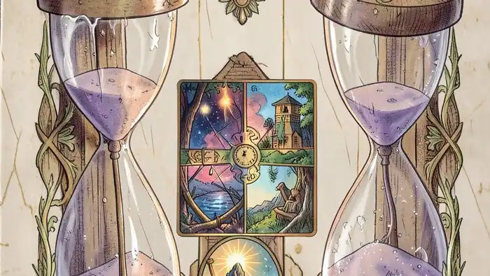 расклад Таро "песочные часы" на недвижимость как инвестиция — схема из семи позиций