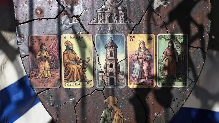 Расклад Таро "щит" на Европу — символическая схема защитных и разрушительных сил континента