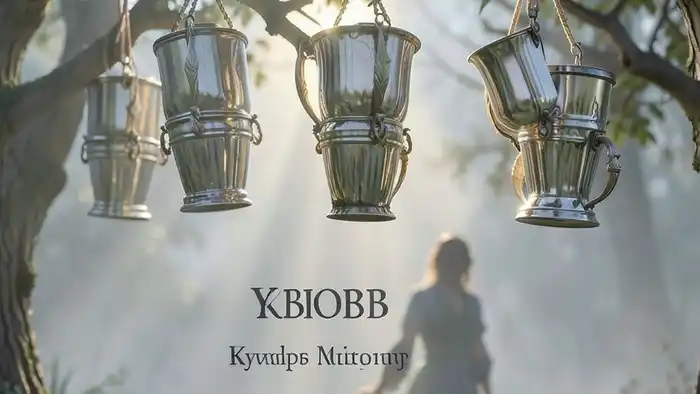 Семерка Кубков карта дня таро — семь кубков в тумане, символ иллюзий и внутреннего насыщения