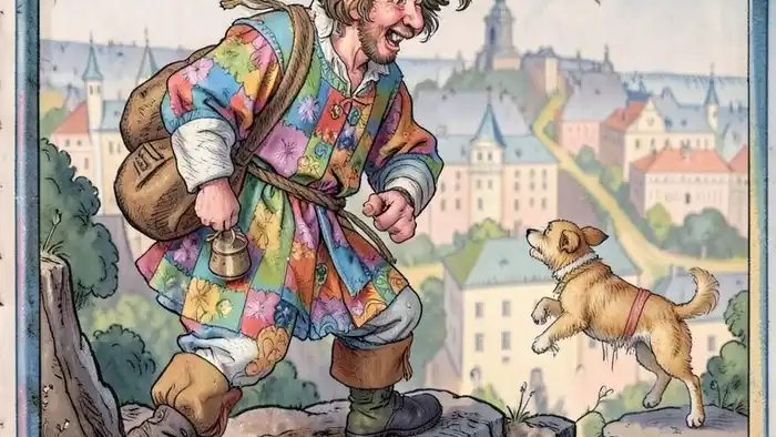 Шут толкование таро — архетип нуля, шагающий к пропасти в стиле средневекового манускрипта
